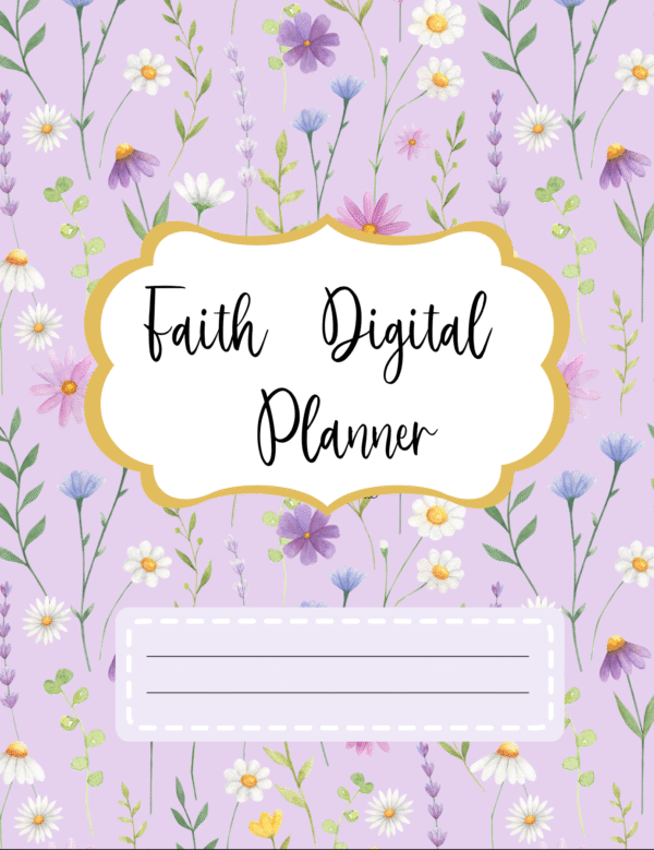 Faith digital planner
